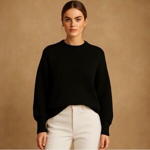 Alya Knit Black Women's Sweater Size Small